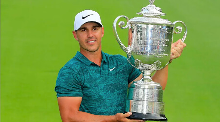 Koepka beats back challengers wins 100th PGA Championship Brooks Koepka